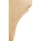 Ekena Millwork 4"W x 5 3/4"D x 10"H Medium Felix Wood Corbel, Red Oak CORW04X05X10FERO - alternate 2